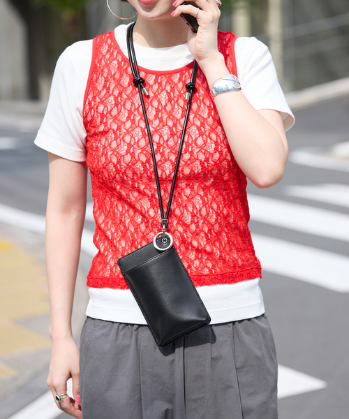 SLOBE IENA(スローブイエナ)の「《WEB・ZOZOTOWN限定》VOICE MADE スマホショルダー(その他小物・レディース・モスグリーン/ブラック・FREE)」の8枚目の写真
