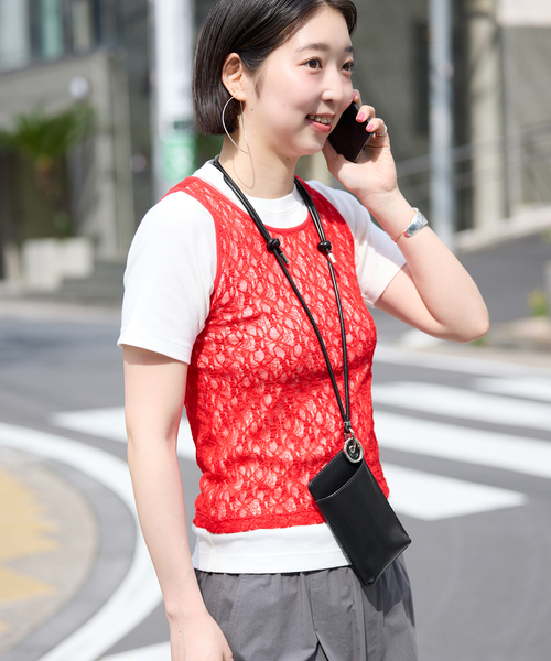 SLOBE IENA(スローブイエナ)の「《WEB・ZOZOTOWN限定》VOICE MADE スマホショルダー(その他小物・レディース・モスグリーン/ブラック・FREE)」の11枚目の写真
