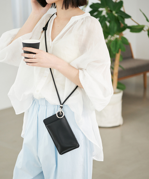 SLOBE IENA(スローブイエナ)の「《WEB・ZOZOTOWN限定》VOICE MADE スマホショルダー(その他小物・レディース・モスグリーン/ブラック・FREE)」の16枚目の写真