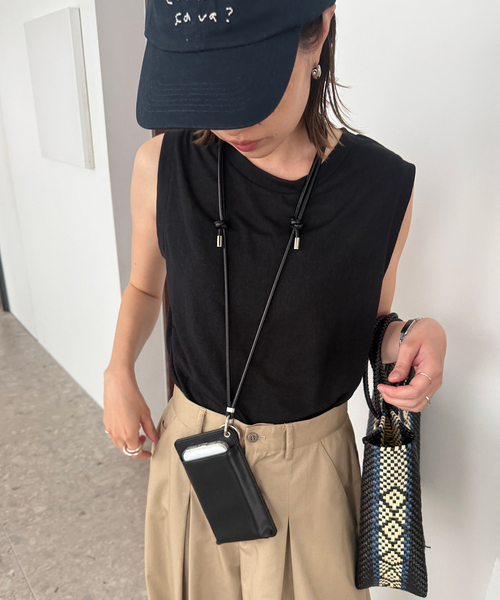 SLOBE IENA(スローブイエナ)の「《WEB・ZOZOTOWN限定》VOICE MADE スマホショルダー(その他小物・レディース・モスグリーン/ブラック・FREE)」の20枚目の写真