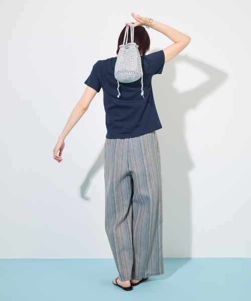 ABYS（アビス）の「マルチストライプワイドパンツ（その他パンツ・レディース・ブルー/レッド・MEDIUM/LARGE）」の13枚目の写真