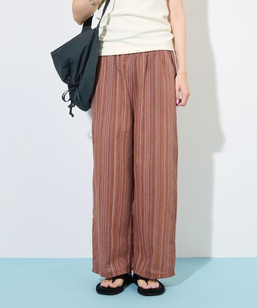 ABYS（アビス）の「マルチストライプワイドパンツ（その他パンツ・レディース・ブルー/レッド・MEDIUM/LARGE）」の15枚目の写真
