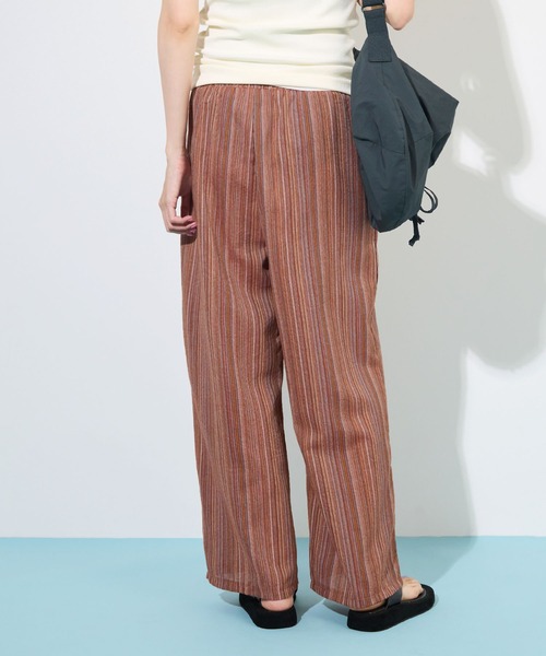 ABYS（アビス）の「マルチストライプワイドパンツ（その他パンツ・レディース・ブルー/レッド・MEDIUM/LARGE）」の16枚目の写真