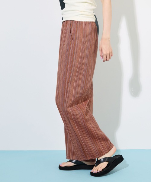 ABYS（アビス）の「マルチストライプワイドパンツ（その他パンツ・レディース・ブルー/レッド・MEDIUM/LARGE）」の17枚目の写真
