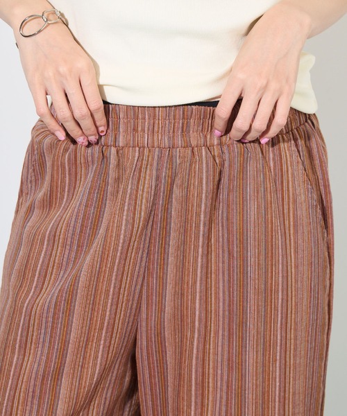 ABYS（アビス）の「マルチストライプワイドパンツ（その他パンツ・レディース・ブルー/レッド・MEDIUM/LARGE）」の20枚目の写真