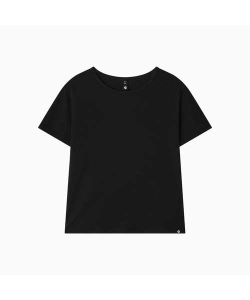 OHESHIO(オヘシオ)の「BASIC STANDARD T-SHIRT, BLACK(Tシャツ/カットソー・レディース・その他・FREE)」の1枚目の写真
