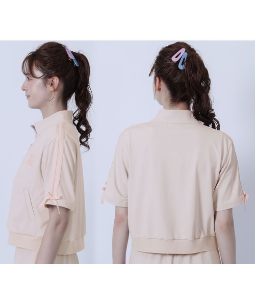 MARY QUANT(マリークワント)の「FOOTBALLコレクションデザイン ジャケット(ジャージ・レディース・ホワイト/ブルー/グレージュ・M)」の13枚目の写真