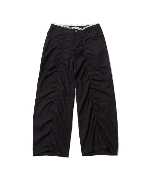 ITZAVIBE(イッザバイブ)の「LACE LAYERED WIDE PANTS - BLACK(その他パンツ・レディース・その他・MEDIUM/LARGE)」の5枚目の写真