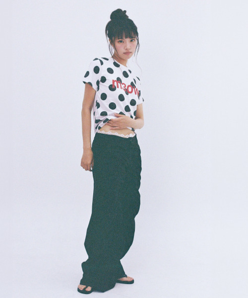 ITZAVIBE(イッザバイブ)の「LACE LAYERED WIDE PANTS - BLACK(その他パンツ・レディース・その他・MEDIUM/LARGE)」の6枚目の写真