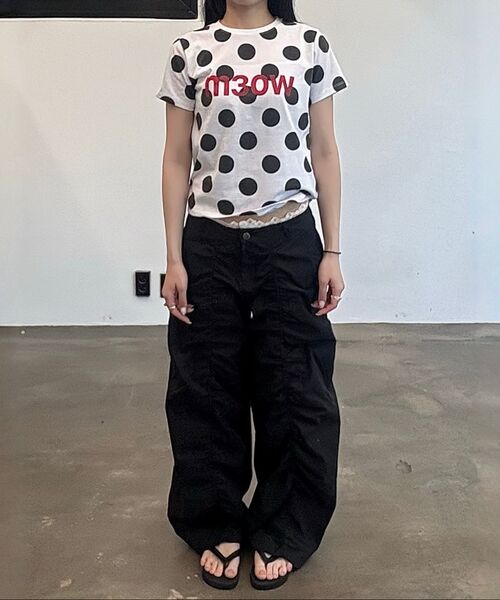 ITZAVIBE(イッザバイブ)の「LACE LAYERED WIDE PANTS - BLACK(その他パンツ・レディース・その他・MEDIUM/LARGE)」の8枚目の写真