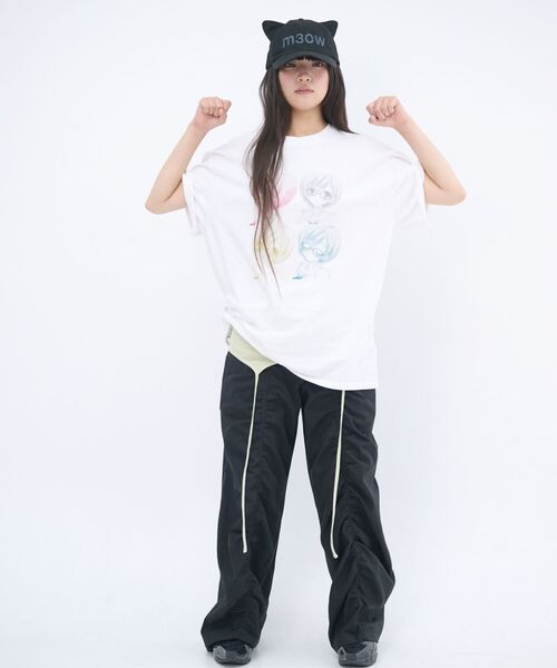 ITZAVIBE(イッザバイブ)の「LACE LAYERED WIDE PANTS - BLACK(その他パンツ・レディース・その他・MEDIUM/LARGE)」の9枚目の写真