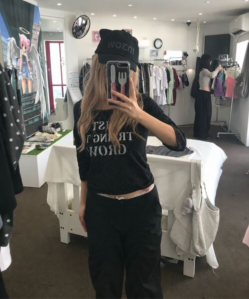 ITZAVIBE(イッザバイブ)の「LACE LAYERED WIDE PANTS - BLACK(その他パンツ・レディース・その他・MEDIUM/LARGE)」の11枚目の写真