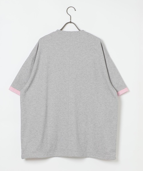 GEORGE'S(ジョージズ)の「<接触冷感>配色機能ドローコード(Tシャツ/カットソー・メンズ・ベージュ/ネイビー/ベージュ系その他/グレー・MEDIUM/LARGE)」の7枚目の写真
