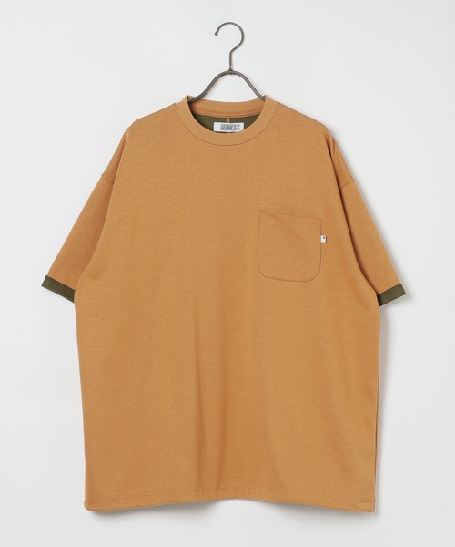 GEORGE'S(ジョージズ)の「<接触冷感>配色機能ドローコード(Tシャツ/カットソー・メンズ・ベージュ/ネイビー/ベージュ系その他/グレー・MEDIUM/LARGE)」の8枚目の写真