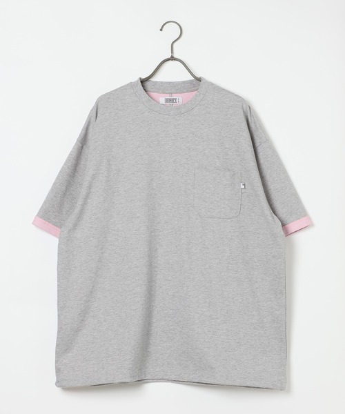GEORGE'S(ジョージズ)の「<接触冷感>配色機能ドローコード(Tシャツ/カットソー・メンズ・ベージュ/ネイビー/ベージュ系その他/グレー・MEDIUM/LARGE)」の6枚目の写真