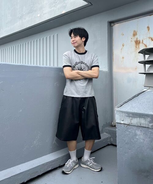 COSO（コソ）の「CCアートワークリンガーTシャツ (4 COLORS)（Tシャツ/カットソー・レディース・ホワイト/グレー/オートミール/バーガンディー・1/2）」の10枚目の写真