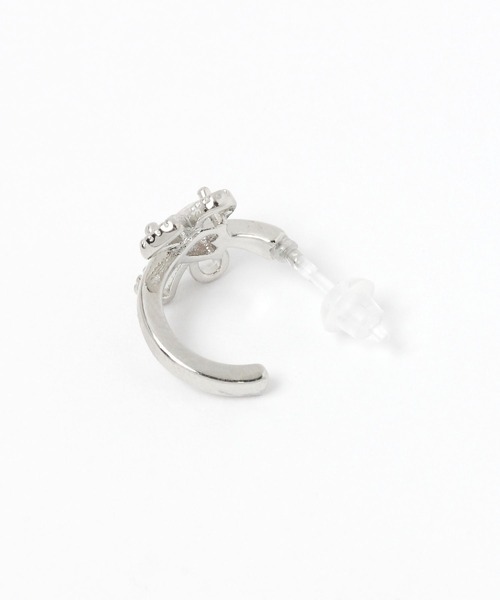 LAKOLE(ラコレ)の「リボンビジュフープ樹脂ポストピアス / 899433(ピアス(両耳用)・レディース・その他1/その他2・FREE)」の3枚目の写真