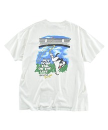 【USED】90’s BIG DOGS “PUT YOUR TAIL ON THE LINE” Tシャツ USA製