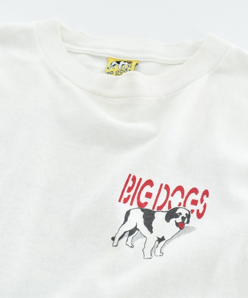 VINTAGE(ヴィンテージ)の「【USED】90’s BIG DOGS “PUT YOUR TAIL ON THE LINE” Tシャツ USA製(Tシャツ/カットソー・メンズ・ホワイト・X-LARGE)」の6枚目の写真
