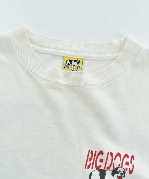 VINTAGE(ヴィンテージ)の「【USED】90’s BIG DOGS “PUT YOUR TAIL ON THE LINE” Tシャツ USA製(Tシャツ/カットソー・メンズ・ホワイト・X-LARGE)」の9枚目の写真