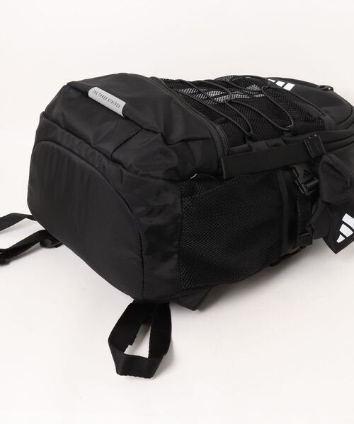 adidas（アディダス）の「adidas/アディダス バックパック BUNGEE CORD CV248（バックパック/リュック・メンズ・ブラック×ホワイト・FREE）」の8枚目の写真
