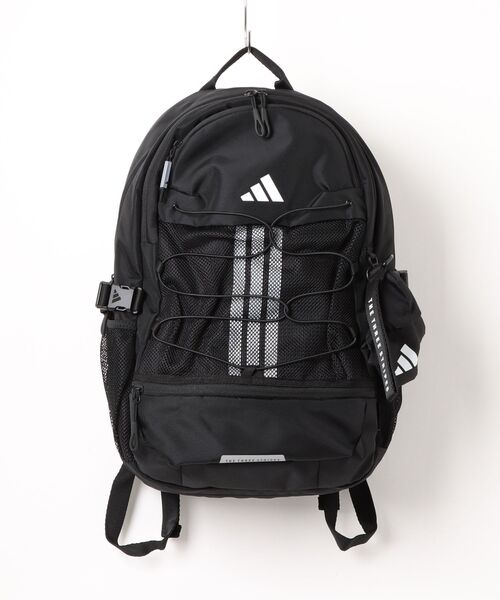 adidas（アディダス）の「adidas/アディダス バックパック BUNGEE CORD CV248（バックパック/リュック・メンズ・ブラック×ホワイト・FREE）」の6枚目の写真