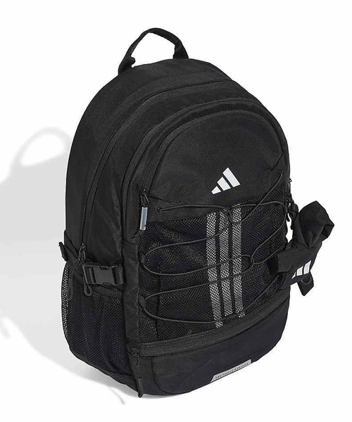 adidas（アディダス）の「adidas/アディダス バックパック BUNGEE CORD CV248（バックパック/リュック・メンズ・ブラック×ホワイト・FREE）」の3枚目の写真