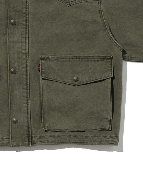 Levi's(リーバイス)の「Levi's/リーバイス ヒルトップ ジャケット(ブルゾン・メンズ・カーキ・S/M/L/XL)」の8枚目の写真