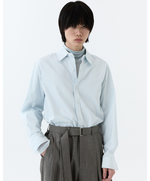 THEENDQUESTION（ジエンドクエスチョン）の「Cotton bio shirt / LIGHT BLUE（シャツ/ブラウス・レディース・その他・1/2）」の10枚目の写真