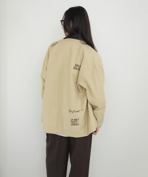 PICCADILLY(ピカデリー)の「『別注』PICCADILLY×URBAN RESEARCH 刺繍カバーオール(カバーオール・レディース・ベージュ/ナチュラル・FREE)」の7枚目の写真