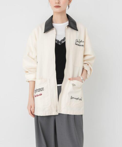 PICCADILLY(ピカデリー)の「『別注』PICCADILLY×URBAN RESEARCH 刺繍カバーオール(カバーオール・レディース・ベージュ/ナチュラル・FREE)」の18枚目の写真