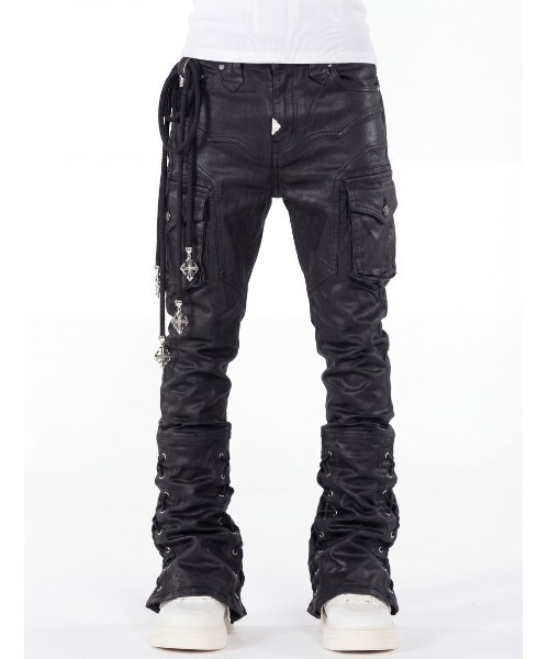 GUAPI/グアピ/Black Waxed Rope Denim（デニムパンツ）｜L.H.P