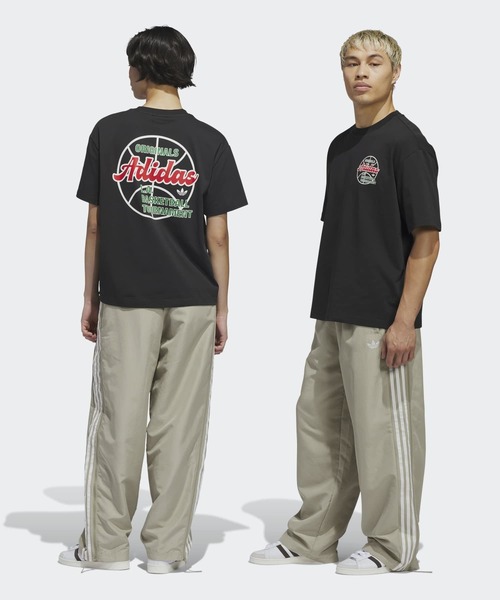adidas(アディダス)の「オリジナルス バスケットボール ウインドブレーカー パンツ / アディダスオリジナルス adidas Originals(その他パンツ・メンズ・カーキ・SMALL/XX-LARGE/LARGE/MEDIUM/X-SMALL/X-LARGE)」の1枚目の写真