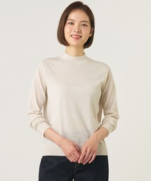 【シーンレスに活躍】PURE WOOL ハイネック ニット