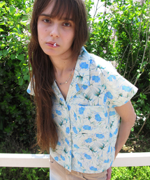 MINI HAWAIIAN SHIRT_SKY BLUE