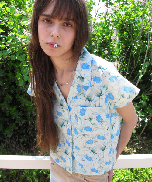 CENTAUR.KR(セントール)の「MINI HAWAIIAN SHIRT_SKY BLUE(シャツ/ブラウス・レディース・その他・FREE)」の1枚目の写真