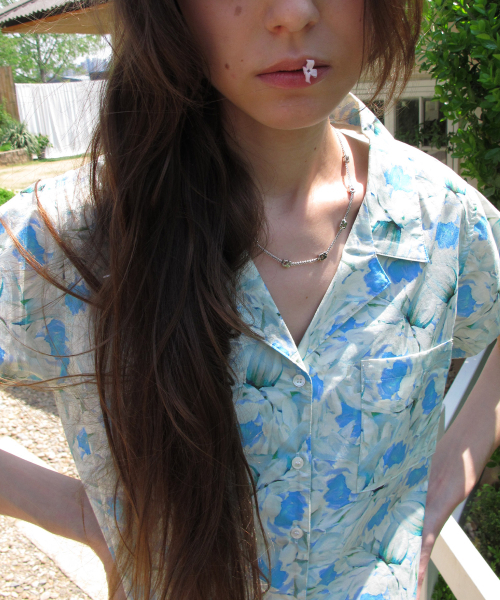 CENTAUR.KR(セントール)の「MINI HAWAIIAN SHIRT_SKY BLUE(シャツ/ブラウス・レディース・その他・FREE)」の3枚目の写真