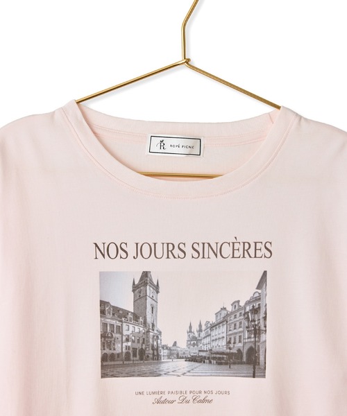 ROPE' PICNIC(ロペピクニック)の「アソートプリントロングスリーブTシャツ(Tシャツ/カットソー・レディース・ホワイト系その他/ホワイト/ピンク・FREE)」の5枚目の写真