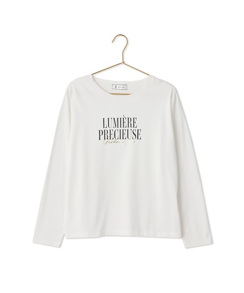 ROPE' PICNIC(ロペピクニック)の「アソートプリントロングスリーブTシャツ(Tシャツ/カットソー・レディース・ホワイト系その他/ホワイト/ピンク・FREE)」の9枚目の写真