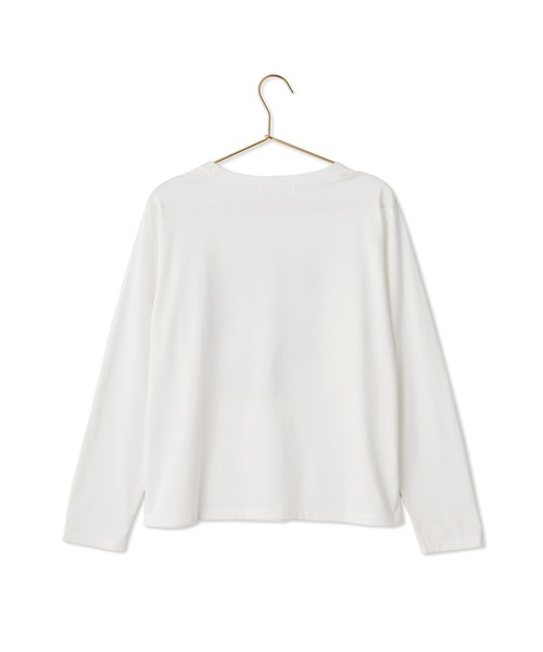 ROPE' PICNIC(ロペピクニック)の「アソートプリントロングスリーブTシャツ(Tシャツ/カットソー・レディース・ホワイト系その他/ホワイト/ピンク・FREE)」の14枚目の写真