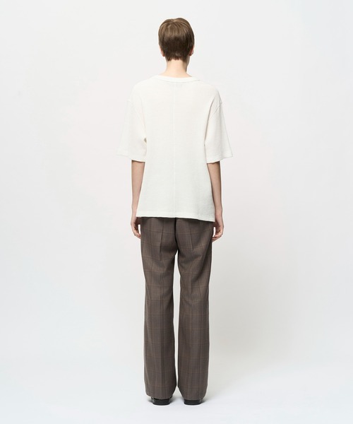 Juha(ユハ)の「SOFT WAFFLE HENLEY(Tシャツ/カットソー・メンズ・ブラック/ホワイト/グレイッシュベージュ・4/3)」の16枚目の写真