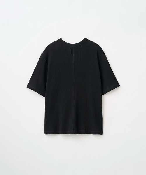 Juha(ユハ)の「SOFT WAFFLE HENLEY(Tシャツ/カットソー・メンズ・ブラック/ホワイト/グレイッシュベージュ・4/3)」の7枚目の写真