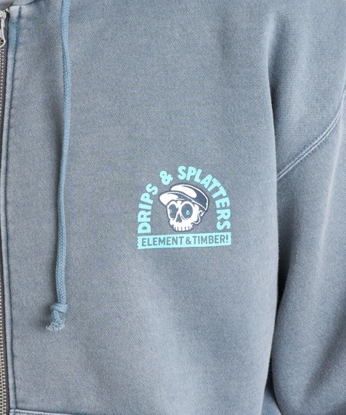 ELEMENT(エレメント)の「ELEMENT メンズ TIMBER DRIPS ZIP HOOD パーカー 【2026年秋冬モデル】/エレメントバックプリントジップアップフーディー(パーカー・メンズ・ネイビー/ブラック系その他/グレー系その他・MEDIUM/X-LARGE/LARGE)」の16枚目の写真