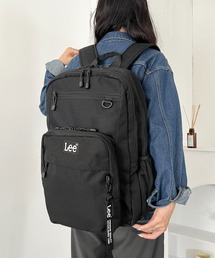 Lee.撥水ポリエステル フロントメッシュリュック.2層式 バックパック