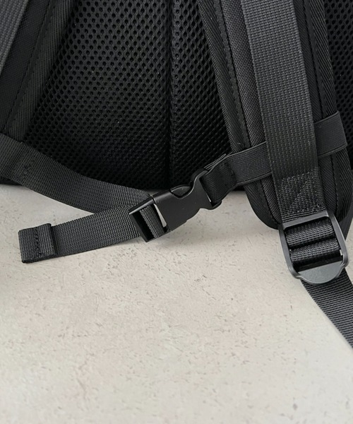 Lee（リー）の「Lee.撥水ポリエステル フロントメッシュリュック.2層式 バックパック（バックパック/リュック・レディース・ブラック×グリーン/ブラック×ブラック/ブラック×ピンク/ブラック×ホワイト/ブラック×パープル・FREE）」の11枚目の写真