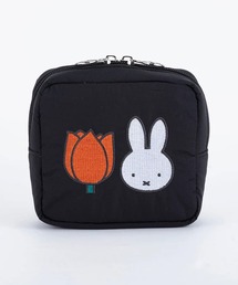 Dick Bruna（ディックブルーナ）の「"11"≪Dick Bruna≫miffy 2ポケット パフ スクエアポーチ（ポーチ）」