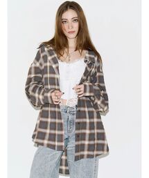 EVRIS | SUNNYオーバーサイズチェックシャツ 秋服(シャツ/ブラウス)