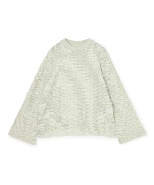 GALERIE VIE（ギャルリー ヴィー）の「モンゴルカシミヤ クルーネックプルオーバー（ニット/セーター・レディース・カーキ/ライトグリーン・FREE）」の2枚目の写真