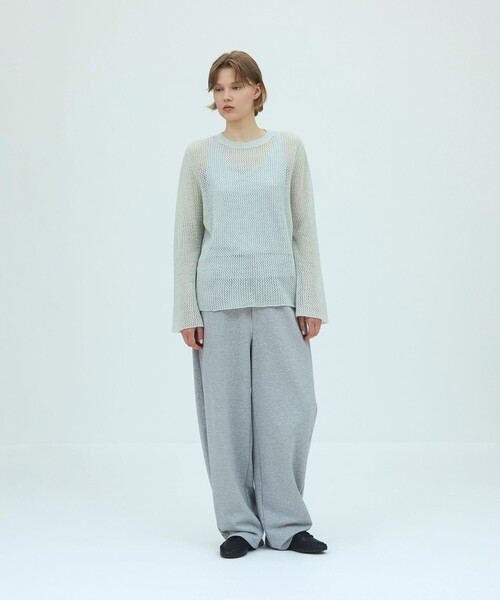 GALERIE VIE（ギャルリー ヴィー）の「モンゴルカシミヤ クルーネックプルオーバー（ニット/セーター・レディース・カーキ/ライトグリーン・FREE）」の10枚目の写真