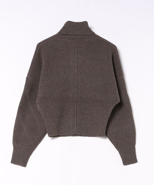 ALLSAINTS(オールセインツ)の「CARON CROPPED MERINO WOOL CARDIGAN | CARON クロップド メリノ ウール カーディガン(カーディガン/ボレロ・レディース・ブラウン系その他・L/M/S/XS)」の8枚目の写真